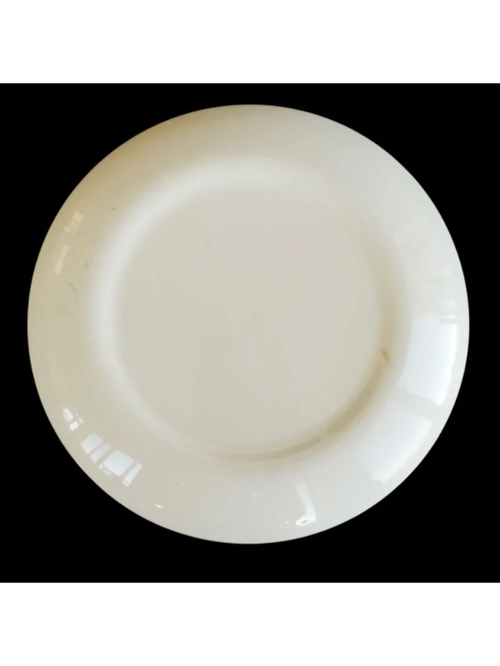 Vintage Ceramic Plate Blue Morning Glory Floral Gold Trim 8 Inch